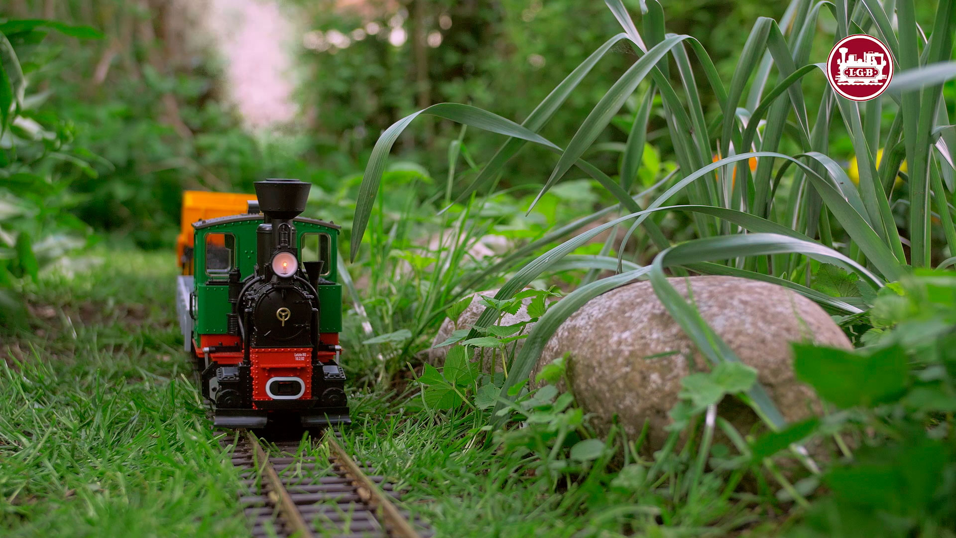 Online Promotion LGB Gartenbahn Visualisierung und